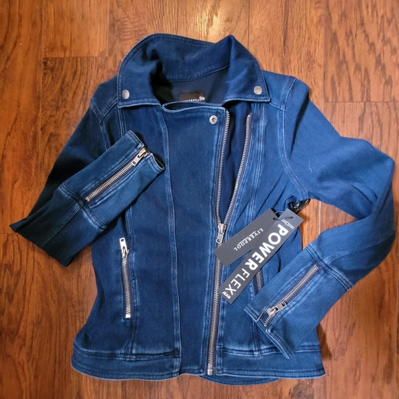 Liverpool Denim Powerflex Jean Moto Jacket - Picture 3 of 6